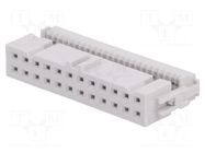 Connector: IDC; plug; female; PIN: 24; Quickie; IDC; 2.54mm; 2x12 AMPHENOL COMMUNICATIONS SOLUTIONS