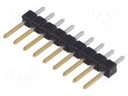 Connector: pin strips; pin header; male; PIN: 9; THT; BERGSTIK; 1x9 AMPHENOL COMMUNICATIONS SOLUTIONS