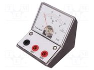 Voltmeter; VAC: 0÷30V,60V; 90x106x103mm; 2.5%; Meter: analogue PEAKTECH