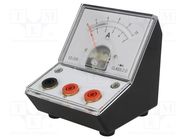 Ammeter; 0÷1A,5A; 90x106x103mm; 2.5%; Meter: analogue PEAKTECH