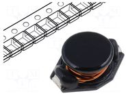 Inductor: wire; SMD; 220uH; Ioper: 0.8A; 0.61Ω; Isat: 0.8A; A: 12.95mm FERROCORE
