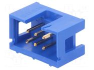 Connector: IDC; socket; male; PIN: 6; Quickie; straight; THT; 2.54mm AMPHENOL COMMUNICATIONS SOLUTIONS