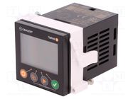 Timer; Range: 0,05s÷9999h; SPDT; 24÷240VAC; 24÷240VDC; Display: LED CROUZET