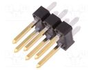 Pin header; pin strips; BERGSTIK II; male; PIN: 6; straight; 2.54mm Amphenol Communications Solutions