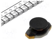 Inductor: wire; SMD; 4.7uH; Ioper: 1.5A; 0.09Ω; Isat: 1.5A; A: 6.6mm FERROCORE