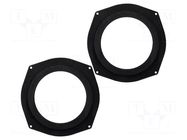 Spacer ring; MDF; 165mm; BMW; impregnated; 2pcs. BASSER