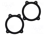 Spacer ring; MDF; 165mm; BMW; impregnated; 2pcs. BASSER