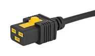 PWR CORD, IEC C19-SWITZERLAND PLUG, BLK