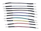 JUMPER WIRES, MULTI-COLORED, 5CM, 24AWG