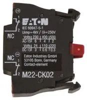 CONTACT BLOCK, DPST-NC, SPRING CLAMP