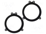 Spacer ring; MDF; 165mm; Mercedes; impregnated; 2pcs. BASSER