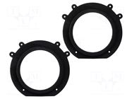 Spacer ring; MDF; 165mm; Citroën,Fiat,Peugeot; impregnated; 2pcs. BASSER