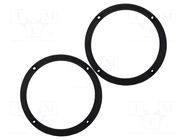 Spacer ring; MDF; 165mm; Škoda; impregnated; 2pcs. BASSER