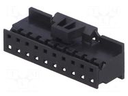 Connector: wire-board; plug; female; PIN: 20; Minitek; straight AMPHENOL COMMUNICATIONS SOLUTIONS