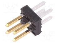 Connector: wire-board; socket; male; PIN: 4; Minitek; straight; 2mm AMPHENOL COMMUNICATIONS SOLUTIONS