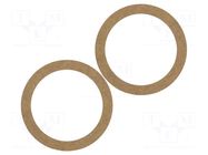 Spacer ring; MDF; 130mm; 2pcs. BASSER