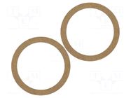 Spacer ring; MDF; 165mm; 2pcs. BASSER