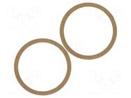 Spacer ring; MDF; 165mm; 2pcs. BASSER