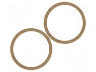 Spacer ring; MDF; 165mm; 2pcs. BASSER