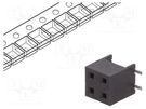 Socket; wire-board; female; Minitek; 2mm; PIN: 4; SMT; on PCBs; 2A Amphenol Communications Solutions