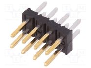 Connector: wire-board; pin header; male; Minitek; 2mm; PIN: 8; THT Amphenol Communications Solutions