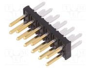 Connector: wire-board; pin header; male; Minitek; 2mm; PIN: 12; THT Amphenol Communications Solutions