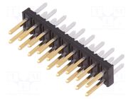 Connector: wire-board; pin header; male; PIN: 18; Minitek; 2A; THT AMPHENOL COMMUNICATIONS SOLUTIONS