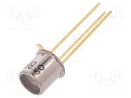 Phototransistor; TO18; 4.3mm; 50V; 40°; Lens: transparent; 0.675mm2 ams OSRAM