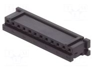 Connector: wire-wire/PCB; plug; female; PIN: 12; SignalBee; crimped HIROSE