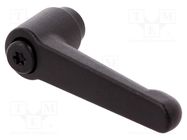 Lever; adjustable; Lever length: 63mm; Slider height: 31mm ELESA+GANTER