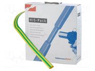 Heat shrink sleeve; 2: 1; 19.1mm; L: 5m; yellow-green HELLERMANNTYTON