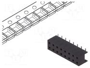 Connector: wire-board; socket; female; PIN: 16; Minitek; 2A; SMT AMPHENOL COMMUNICATIONS SOLUTIONS