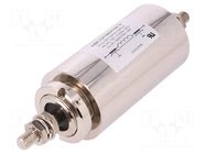 Filter: anti-interference; 440VAC; 2x1uF; 200A; Leads: M10 screws KEMET