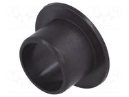 Bearing: sleeve bearing; with flange; Øout: 12mm; Øint: 10mm; L: 6mm IGUS