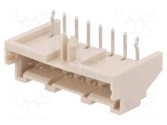 Connector: wire-board; socket; male; PIN: 8; XA; 3A; 250V; straight JST