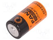 Battery: lithium; 3.6V; C; 6000mAh; Ø26x50.9mm FANSO