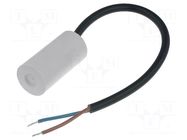 Capacitor: polypropylene; motors, run; 5uF; 450V; Ø28x51mm; ±10% MIFLEX