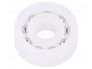 Bearing: ball; Øint: 4mm; Øout: 12mm; W: 4mm; Cage: polyamide IGUS