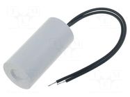 Capacitor: polypropylene; motors, run; 12uF; 450V; Ø35x65mm; ±10% MIFLEX