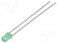 LED; 3mm; green; 4÷12mcd; 30°; Front: convex; 2.1÷2.45V KINGBRIGHT ELECTRONIC