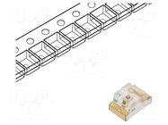 LED; orange; SMD; 1608; 120÷250mcd; 2.1÷2.5VDC; 1.6x0.8mm; 120° KINGBRIGHT ELECTRONIC