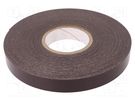Tape: magnetic; W: 25mm; L: 30m; Thk: 0.84mm; acrylic; brown 3M