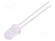 LED; red; 5mm; 7000÷11000mcd; 20°; Front: convex; 2.2÷2.8VDC KINGBRIGHT ELECTRONIC