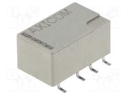 Relay: electromagnetic; DPDT; Ucoil: 4.5VDC; 5A; 0.5A/125VAC; IM TE Connectivity