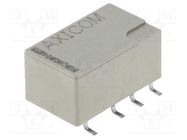 Relay: electromagnetic; DPDT; Ucoil: 9VDC; 5A; 0.5A/125VAC; IM; SMT TE Connectivity