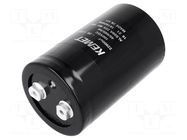Capacitor: electrolytic; 22mF; 100VDC; Ø66x105mm; Pitch: 28.5mm KEMET