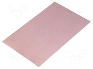 Laminate; aluminium; 1mm; L: 160mm; W: 100mm; Coating: copper SOLDER PEAK