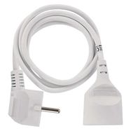 Extension Cord 1.5 m / 1 socket / white / PVC / 1 mm2, EMOS