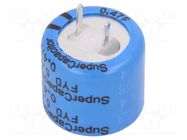 Supercapacitor; THT; 0.47F; 5.5VDC; -20÷80%; Ø16.5x15mm; 65Ω; EDLC KEMET