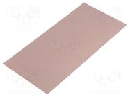 Laminate; FR4,epoxy resin; 1.5mm; L: 210mm; W: 100mm; double sided 
